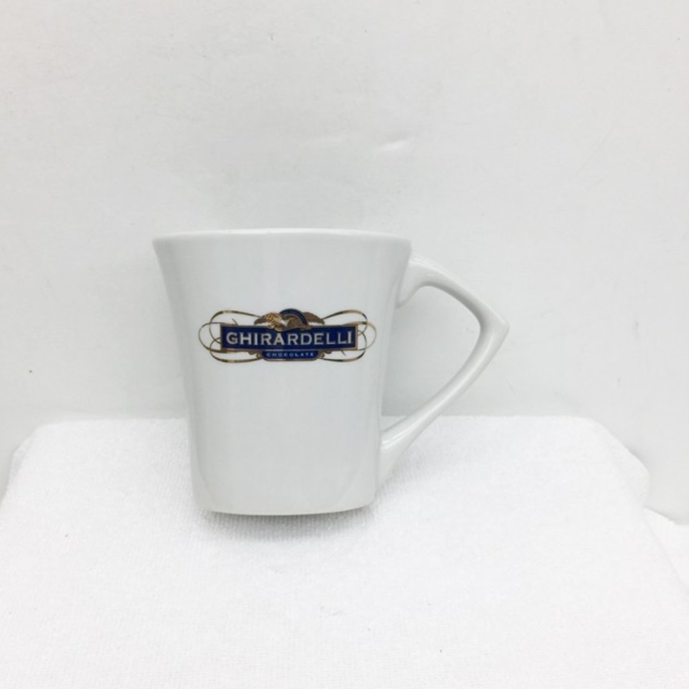 GHIRARDELLI Chocolate Logo MUG Oval CUP